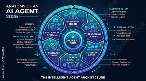Anatomy of an ai agent architecture with intelligent systems