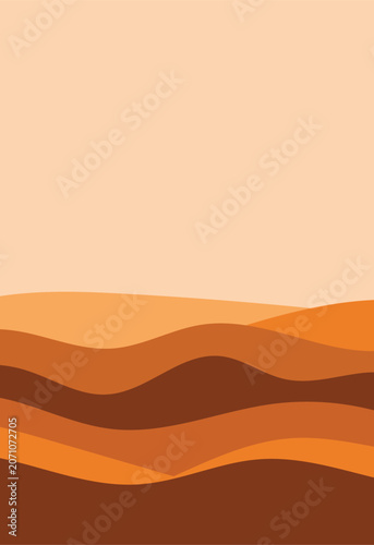 Design wall art desert view landscape unique abstract