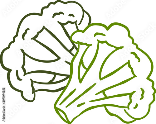 Outline Broccoli