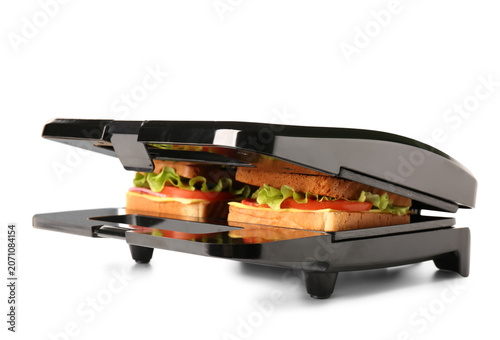 Electric sandwich maker wit...