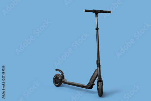 Modern electric scooter on ...