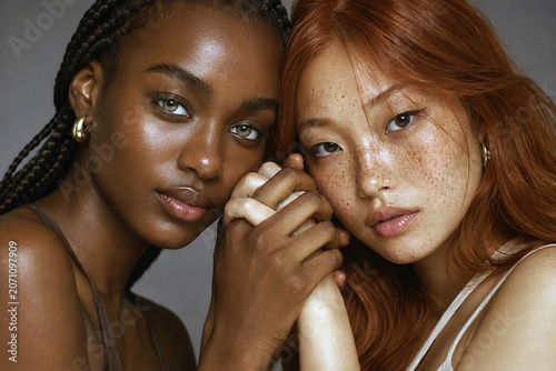 portrait of two young women