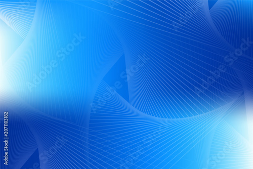 Abstract blue background featuring flowing geometric curves, gradient tones, and delicate line patterns, creating a modern, dynamic, and futuristic visual design.