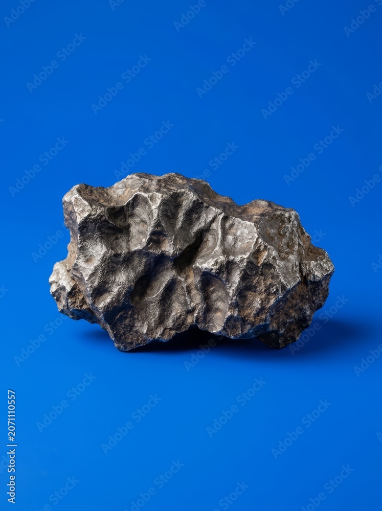 Fototapeta premium Rare extraterrestrial rock symbolizing innovation, discovery, exploration, and scientific curiosity
