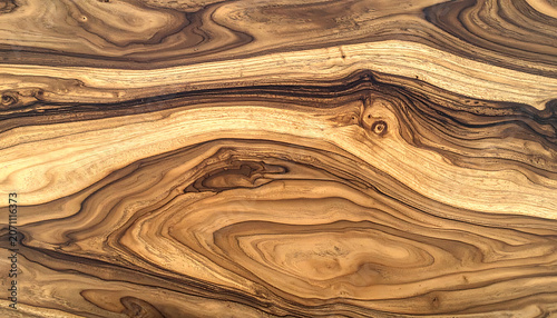natural wood grain texture with swirling patterns and knots, warm brown and beige tones, rustic surface detail