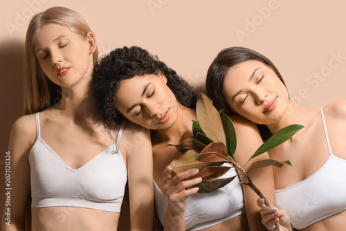 Beautiful young women with ...