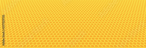 Billede på lærred Fiber honeycomb carbon pattern. Seamless hexagon weave background