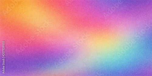 Tableau sur toile Abstract Colorful Rainbow Texture Background with Bright Geometric Spectrum Desi