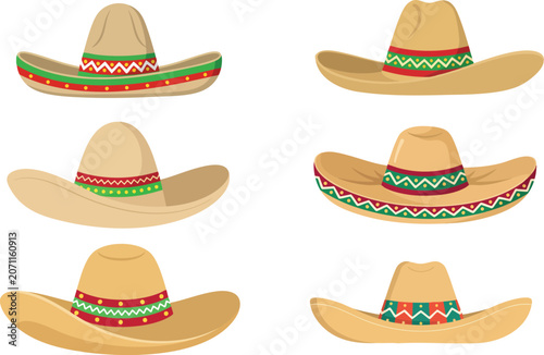 set of cowboy hats