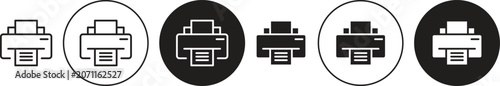 Fotografie Printer icon. flat illustration of vector icon for web UI UX