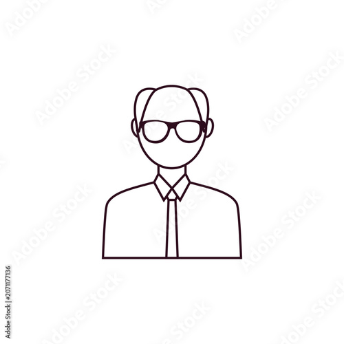 Senior Businessman Icon