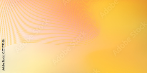 Light Yellow, Orange vector blurred shine abstract background. Colorful illustration in abstract style with gradient.