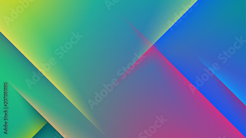 Abstract Colorful Geometric Wave Background with Dynamic Lines and Vibrant Gradient Shapes