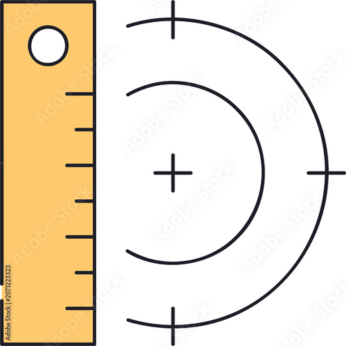 Obraz na plátne Accuracy Sticker