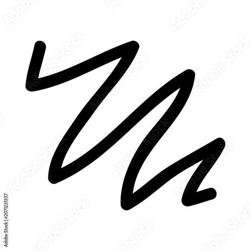 Zigzag symbol icon