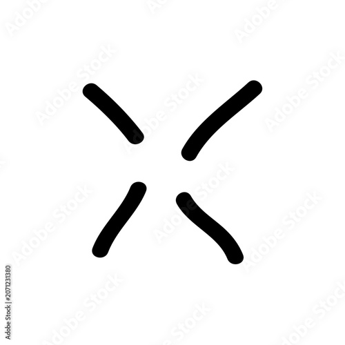 Cros shine symbol icon
