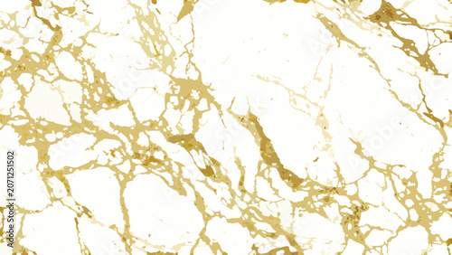 Bild auf Leinwand Gold marble pattern with white background a luxurious veined texture for design