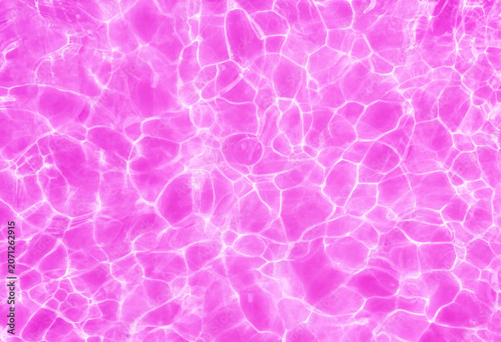 Obraz premium Bright pink water surface ripple texture with abstract background caustics reflection colorful aesthetic artistic backdrop movement refraction creative brightcolor liquidart swimming