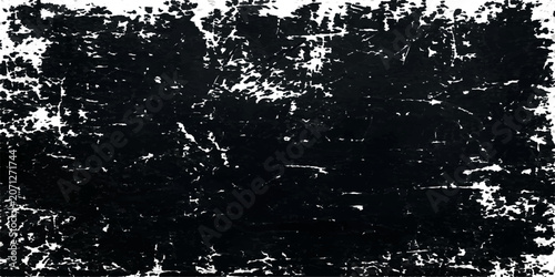 Εκτύπωση καμβά A dynamic abstract art piece showcases a vigorous textured brushstroke with a distressed, monochromatic effect, offering a raw and powerful visual statement