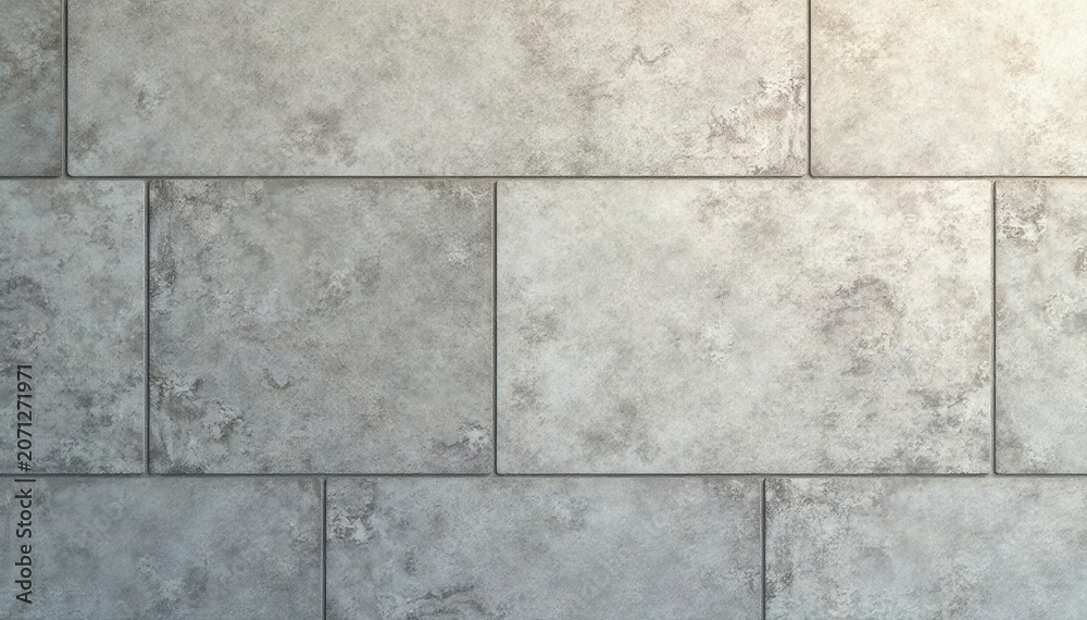 Fototapeta premium Cool toned, lightly textured stone tiles Subtle variation in shade , modern, room, high resolution