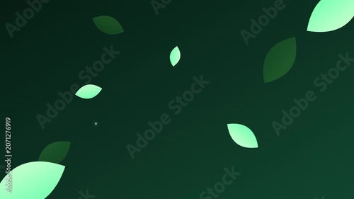 clean abstract leaf and nature vector motion