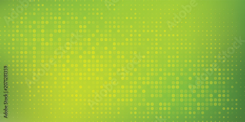 Modern vibrant lime green gradient backdrop with fading circular dot matrix texture