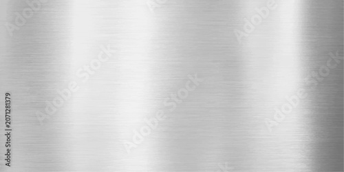 Brushed metal texture, reflecting light with vertical streaks, creating a modern and sleek industrial aesthetic.
