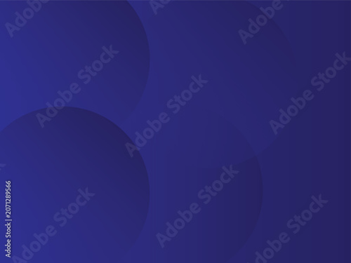 White circle geometric blue abstract background. vector