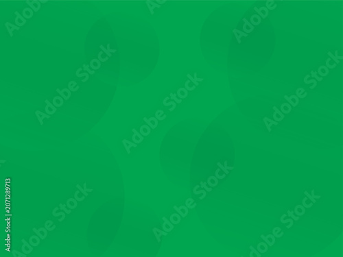 White circle geometric green abstract background. vector