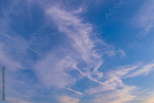 青空と描かれた雲