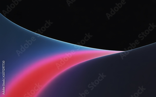 Abstract flowing color gradient with curved lines against a dark background a digital wallpaper curve darkness smooth