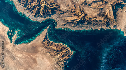 Aerial View of Coastal Land...