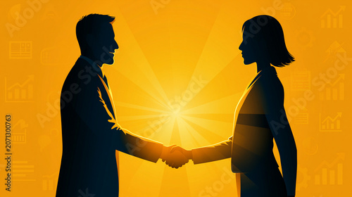 Partnership Glow: Silhouett...