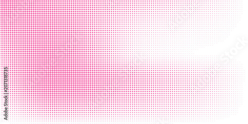 white polka dots pattern over hot pink useful as a background good effect