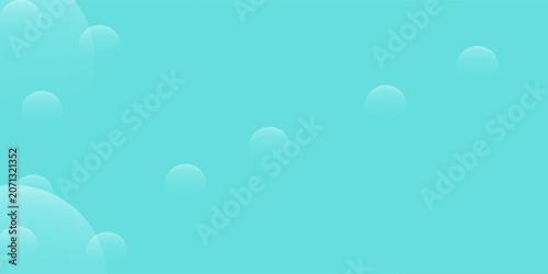 Minimalist turquoise bubble pattern for modern web design.
