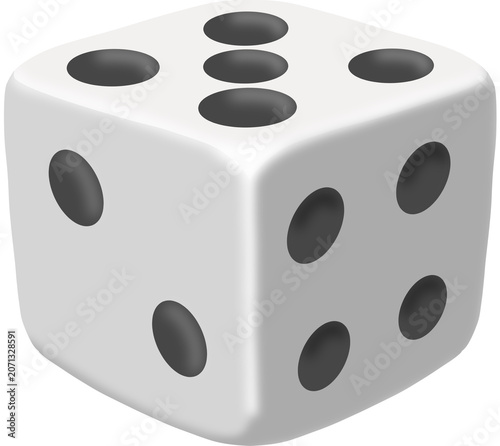 Dice for board game and online promotion event design
