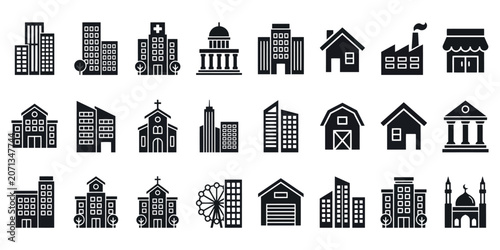 Photos Places of worship icons for maps and signage
