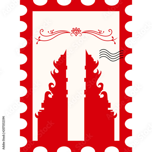 Postage Stamp Indonesia