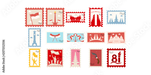 Postage Stamp Indonesia