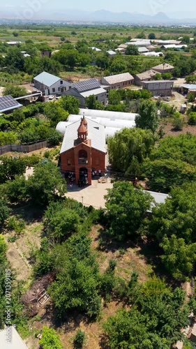 Byuravan Church of St. Gregory the Illuminator by drone 