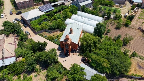 Byuravan Church of St. Gregory the Illuminator by drone 