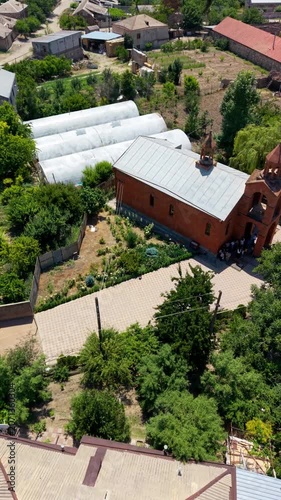Byuravan Church of St. Gregory the Illuminator by drone 