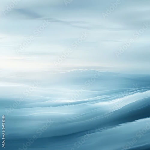 Gentle Waves in Soft Blue Tones Create a Calm and Serene Atmosphere for Reflection and Inspiration