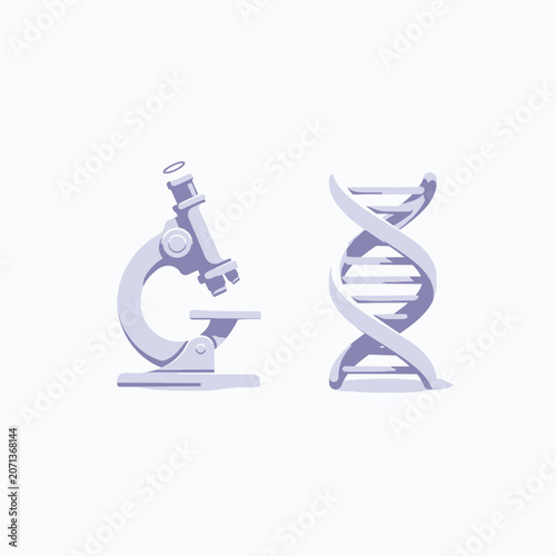 Science Research Icons Set