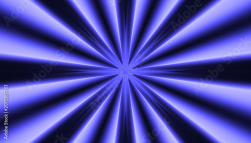 Blue Radial Light Burst Abstract Background with Dynamic Zoom Rays Futuristic Energy Speed Effect Design