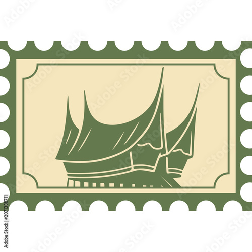 Postage Stamp Indonesia