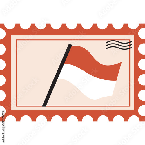 Postage Stamp Indonesia