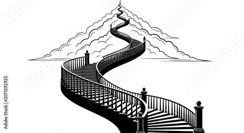 Stairway to Heaven Concept Illustration