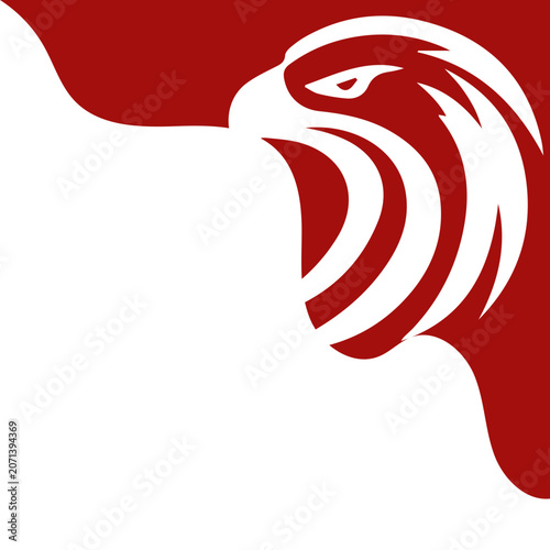 Garuda Silhouette Corner Frame