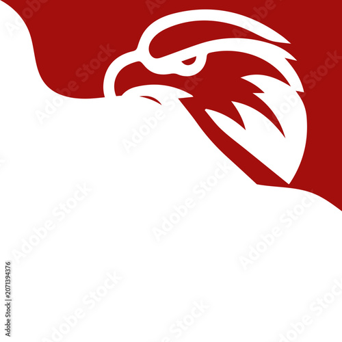 Garuda Silhouette Corner Frame
